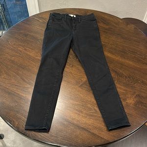 Madewell 10” High Rise Skinny Jeans. Size 29